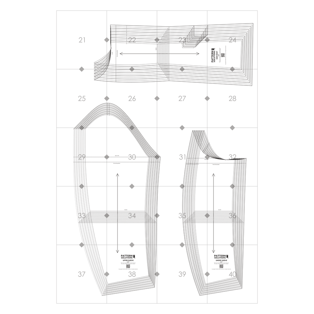 M2401 Men’s Suit Jacket Block