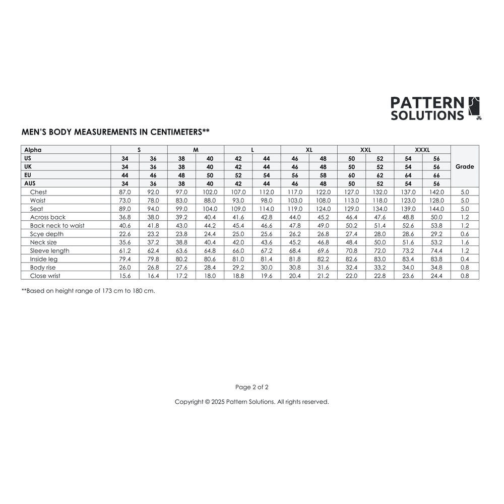 M2401 Men’s Suit Jacket Block