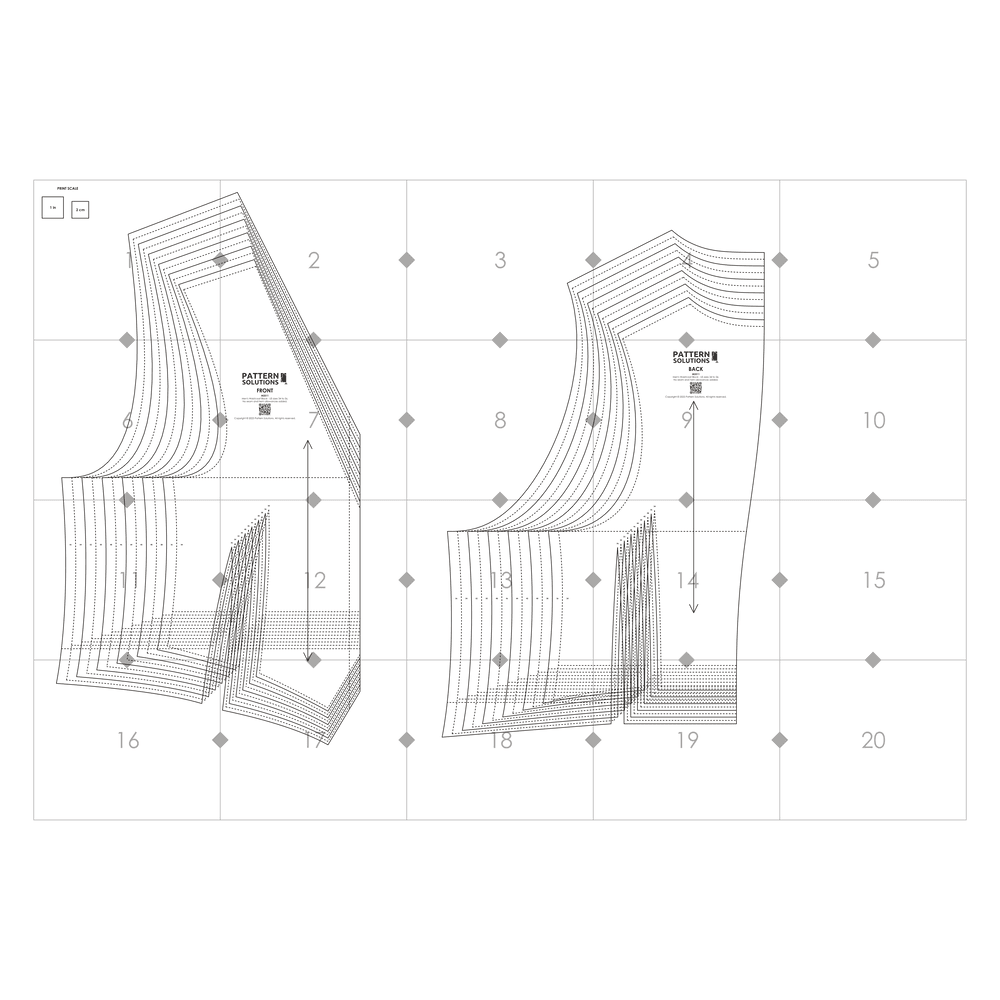 Men's Waistcoat Block